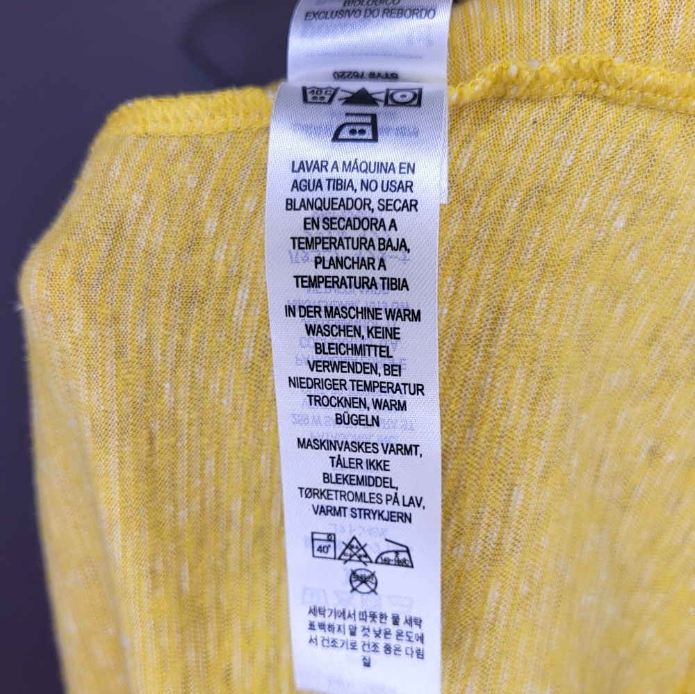 NWT Patagonia Women's Wear-With-All Dress size Small in Longplains Shine Yellow - Picture 9 of 10